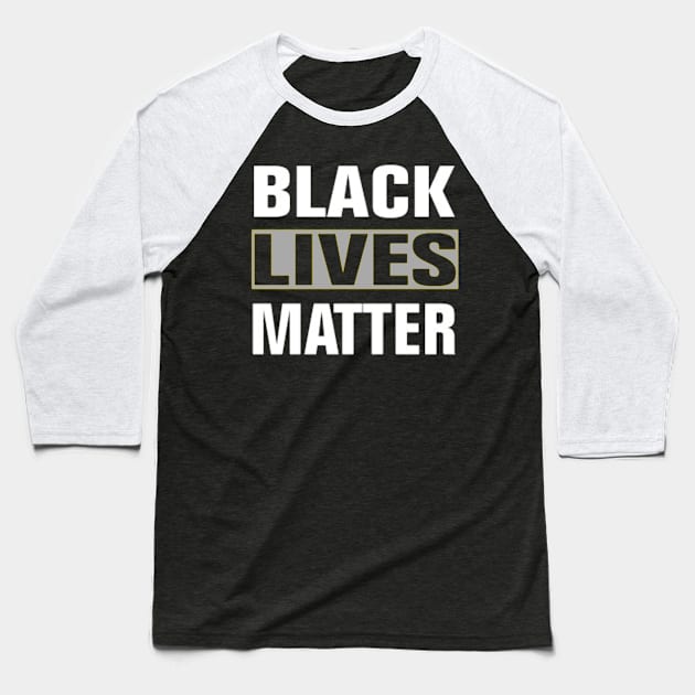 Black lives matter Baseball T-Shirt by ReD-Des